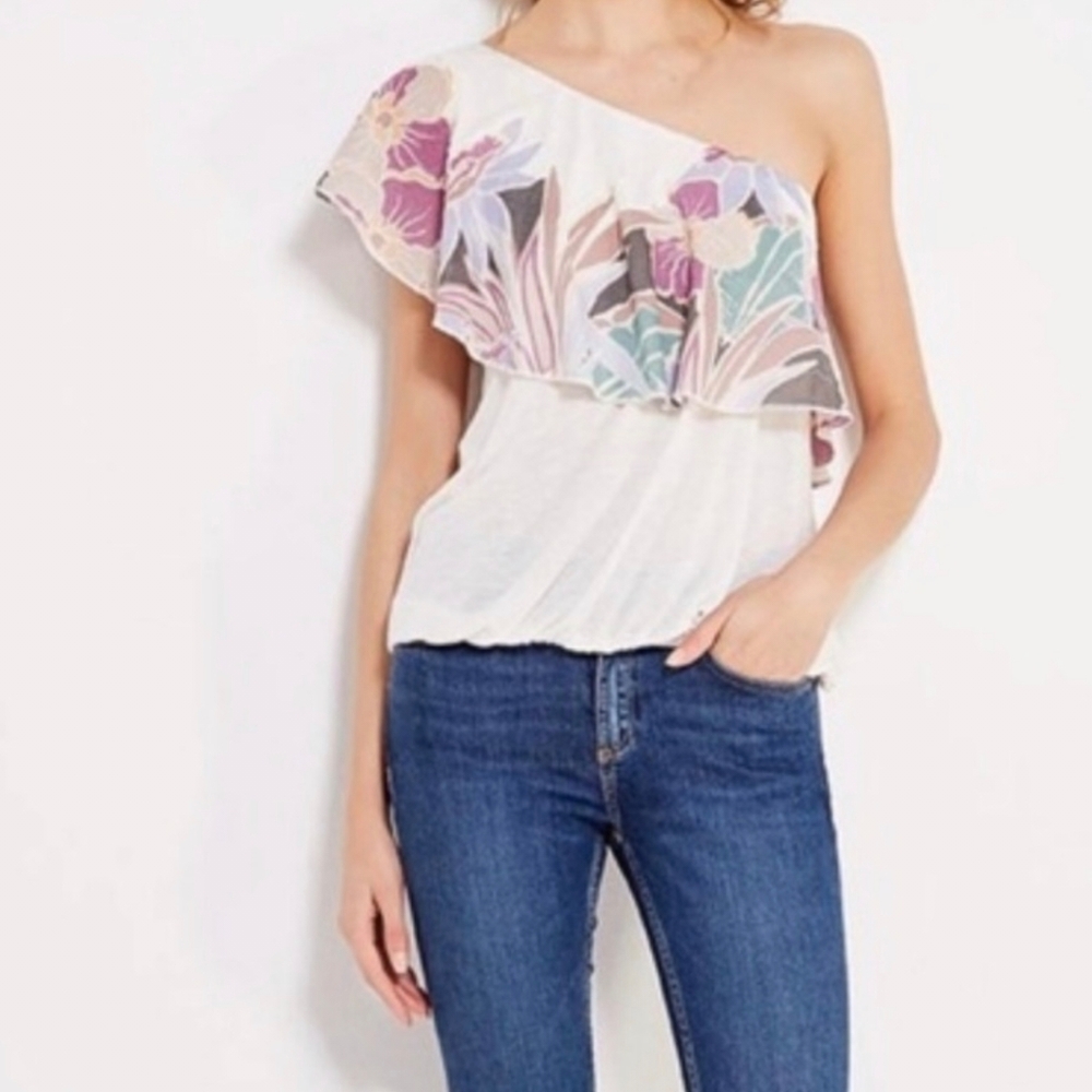 Free people Annka Bubble one shoulder top